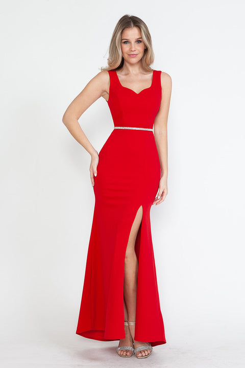 Slit Formal Long Prom Dres Lenovia 5258