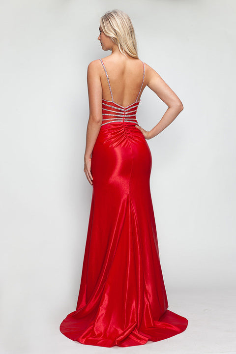 Long Evening Formal Mermaid Prom Dress Lenovia 8344