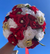 Red White Charro Bouquet for Quinceañera