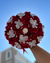 Red with Butterflies Bouquet for Quinceañera