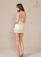 Sleeveless Short Dress with Appliqué Details by Nox Anabel S848