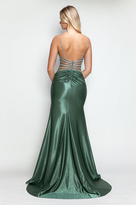 Long Evening Formal Mermaid Prom Dress Lenovia 8344