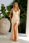 Nox Anabel T1510 Glamorous Sequin Embellished Slit Gown