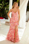 Nox Anabel T1510 Glamorous Sequin Embellished Slit Gown