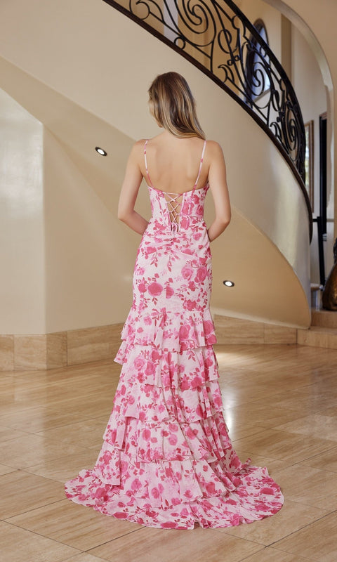 Nox Anabel T1863 Long Prom Gown with Elegant Silhouette