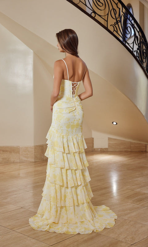 Nox Anabel T1863 Long Prom Gown with Elegant Silhouette