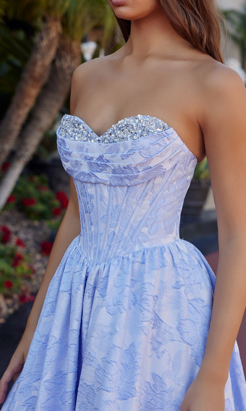 Nox Anabel T1912 Long Prom Gown with Elegant Silhouette