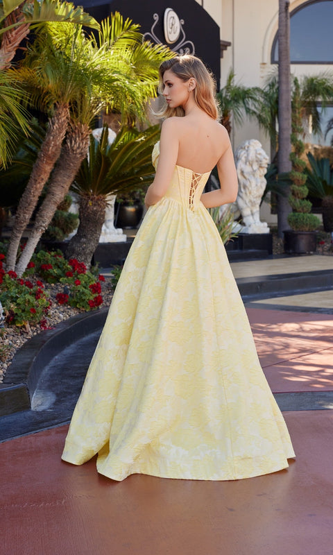 Nox Anabel T1912 Long Prom Gown with Elegant Silhouette