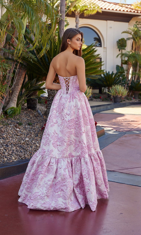 Nox Anabel T1923 Long Prom Gown with Elegant Silhouette