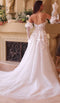 Ladivine WL017 Strapless 3D Floral Glove Bridal Gown