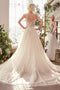 Ladivine WL029 Sleeveless Appliqué A-Line Bridal Gown