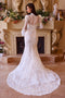 Ladivine WL042 Strapless Fitted Bridal Gown with Lace Jacket