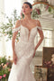 Ladivine WL051 Fitted Cold Shoulder Bridal Gown