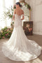 Ladivine WL051 Fitted Cold Shoulder Bridal Gown