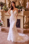 Ladivine WL053 Sleeveless Fitted Bridal Gown with Appliqué