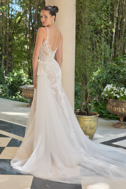 Ladivine 15735 Off-Shoulder Corset Ball Gown with Dramatic Silhouette