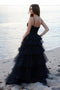 Nox Anabel Y1545 Sleeveless Ruffled Ball Gown