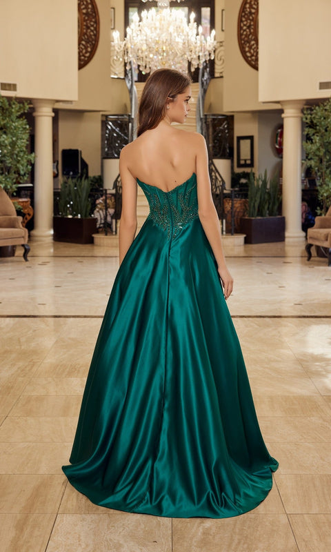 Nox Anabel Y1798 Long Prom Gown with Elegant Silhouette