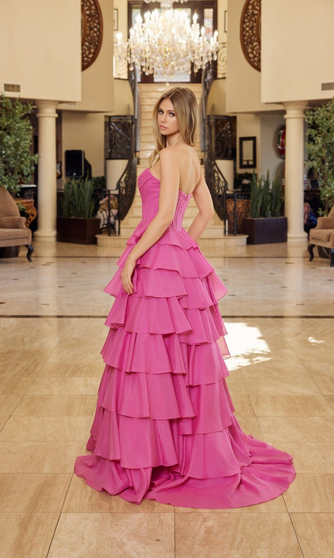 Nox Anabel Y1806 Long Prom Gown with Elegant Silhouette