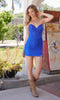 Strapless Short  Homecoming Dress: Nox Anabel Y226