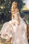 Nox Anabel Off Shoulder Bridal Gown with Applique Detailing C1107W