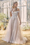 Nox Anabel Off Shoulder Bridal Gown with Applique Detailing C1107W