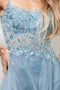 Amelia Couture TM1004 Bead Embroidered Glitter Gown