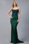 Amelia Couture TM1001 Sleeveless Gown with Beaded Appliqué