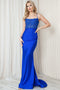 Amelia Couture TM1001 Sleeveless Gown with Beaded Appliqué