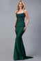 Amelia Couture TM1001 Sleeveless Gown with Beaded Appliqué