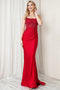 Amelia Couture TM1001 Sleeveless Gown with Beaded Appliqué