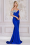 Amelia Couture 3017 Beaded One-Shoulder Gown with Slit