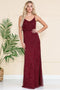 Amelia Couture IN001 Sleeveless V-Neck Gown with Beading