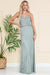 Amelia Couture IN001 Sleeveless V-Neck Gown with Beading