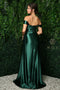 Nox Anabel Corset Satin Slit Gown E1043