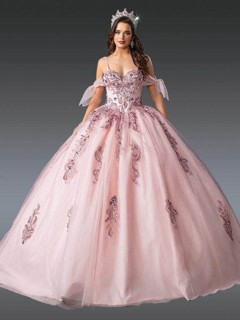 Dancing Queen 1902 - Glitter Lace-Up Sweetheart Ballgown
