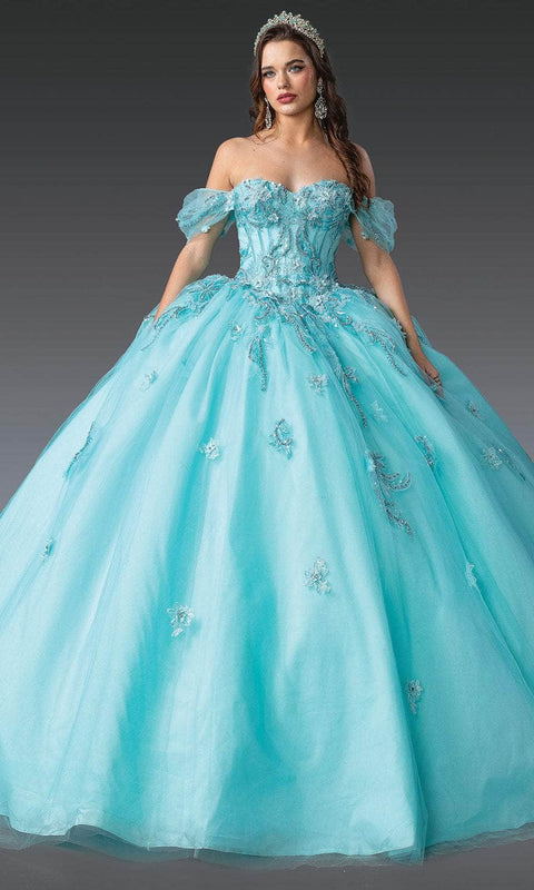 Dancing Queen 1903 - Off Shoulder Beaded Ballgown