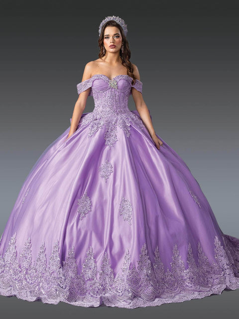 Dancing Queen 1913 - Embroidered Applique Sweetheart Gown