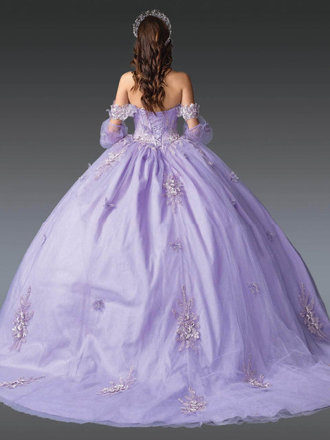 Dancing Queen 1914 - Appliqued Sweetheart Quinceanera Gown