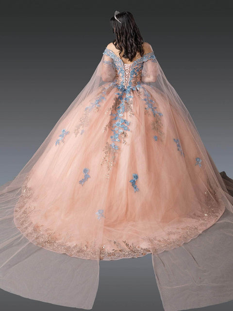 Dancing Queen 1921 - Puff Sleeve Embroidered Ballgown
