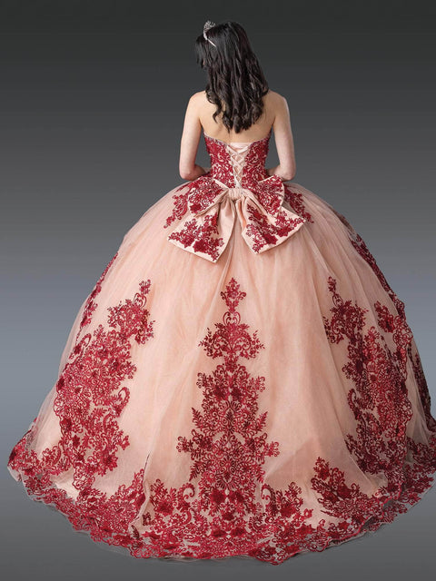 Dancing Queen 1928 - Sweetheart Strapless Quince Gown