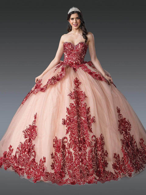 Dancing Queen 1928 - Sweetheart Strapless Quince Gown