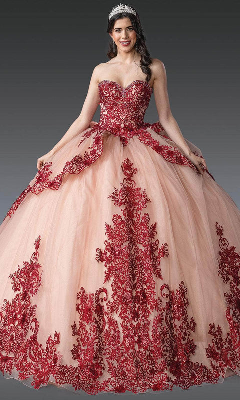 Dancing Queen 1928 - Sweetheart Strapless Quince Gown