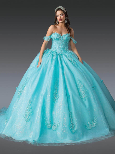 Dancing Queen 1930 - Sweetheart Appliqued Quinceanera Gown