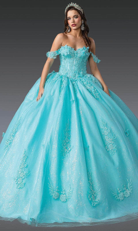 Dancing Queen 1930 - Sweetheart Appliqued Quinceanera Gown