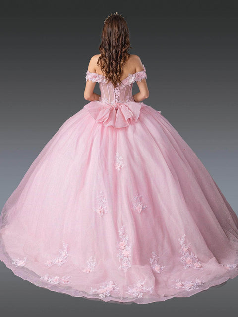 Dancing Queen 1933 - Off Shoulder Tulle Quince Gown