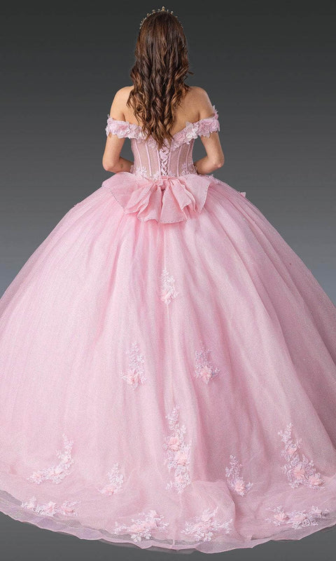 Dancing Queen 1933 - Off Shoulder Tulle Quince Gown
