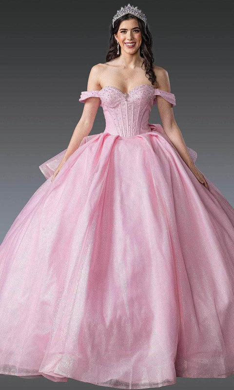 Dancing Queen 1937 - Off Shoulder Glitter Ballgown