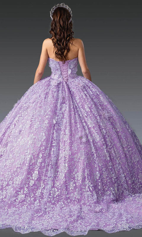 Dancing Queen 1940 - Sweetheart Lace-Up Floral Ballgown