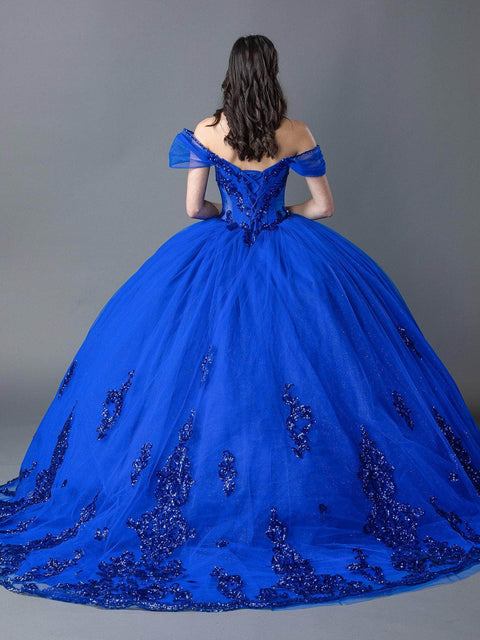 Dancing Queen 1941 - Off Shoulder Beaded Bodice Gown